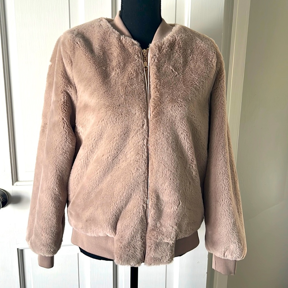 Faux fur women’s jacket
